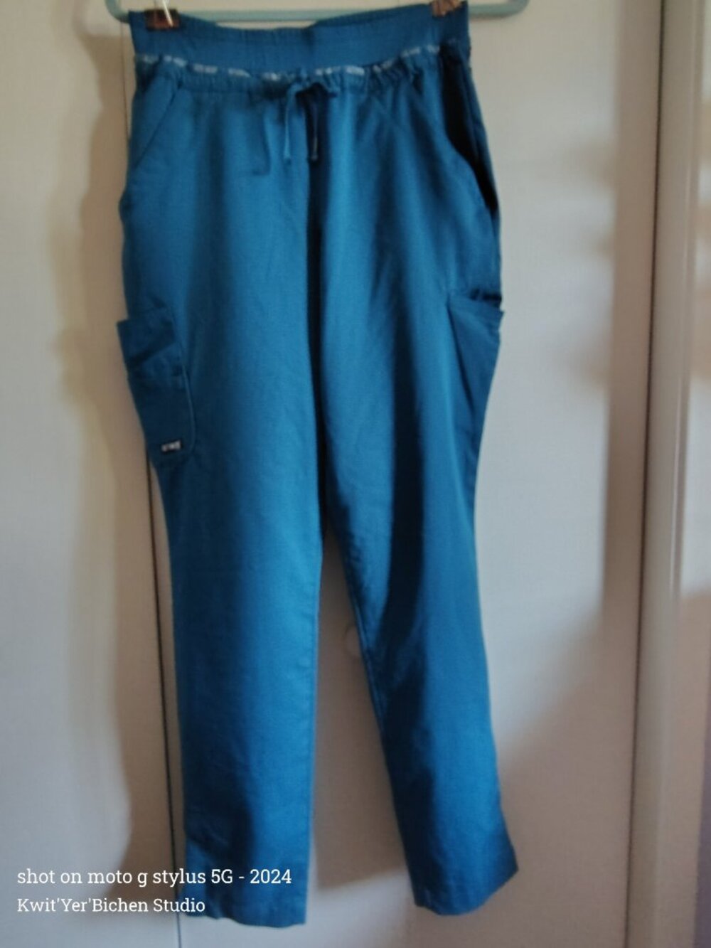Greys Anatomy Teal SM scrub bottoms